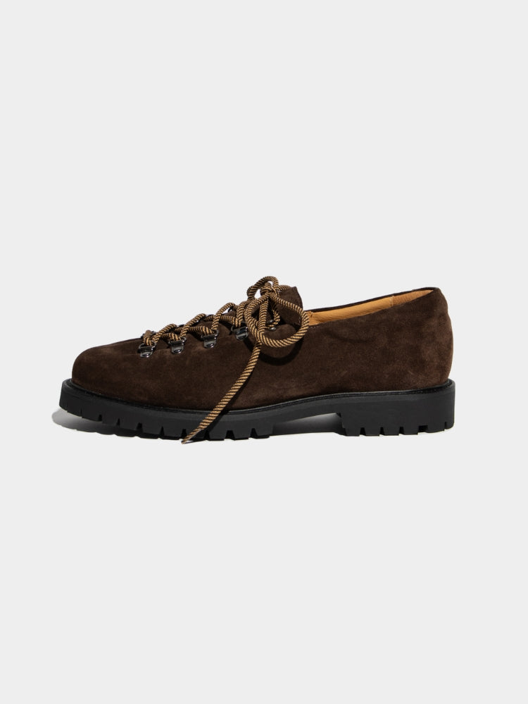 Paper Straight Heritage Derby Brown Suede