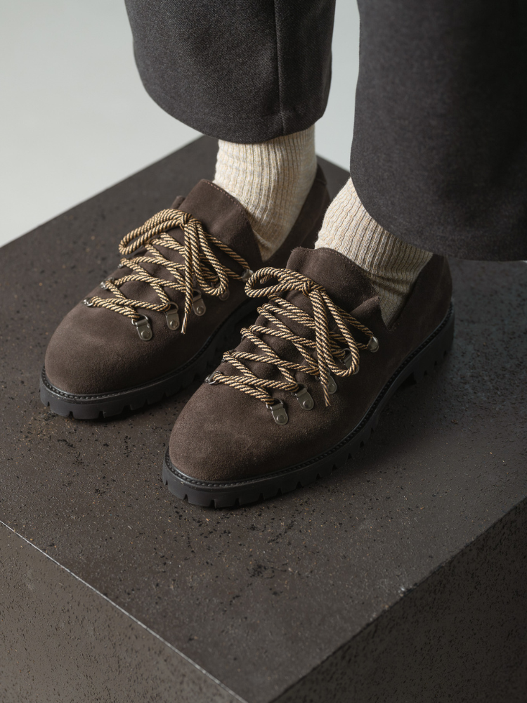 Heritage Derby Brown Suede