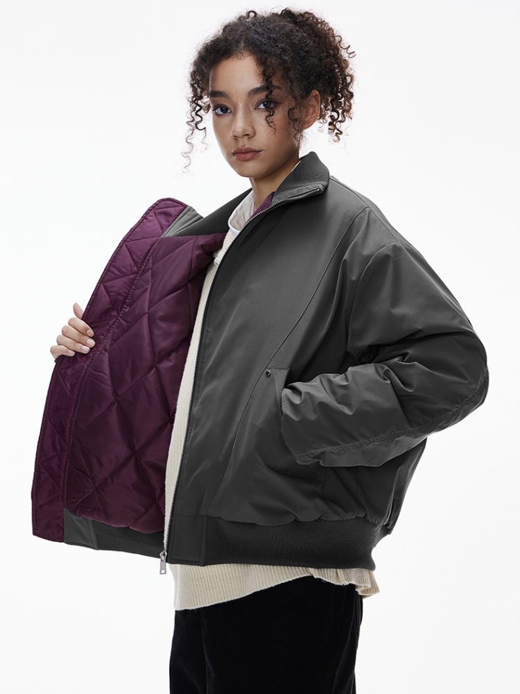 Collar Bomber Jacket