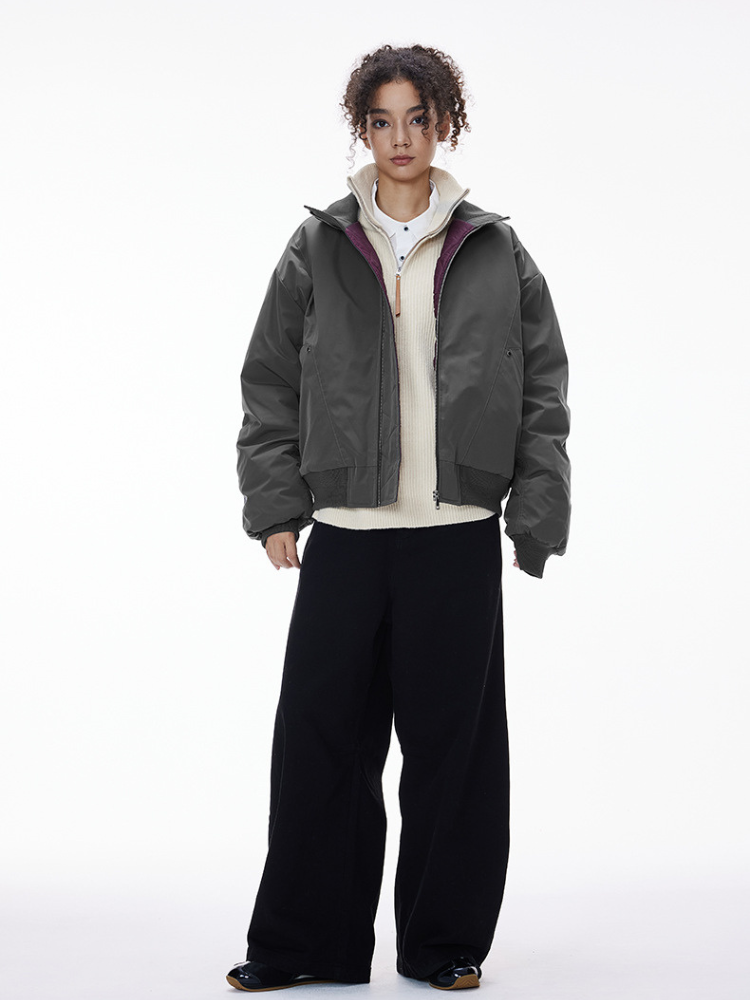 Collar Bomber Jacket