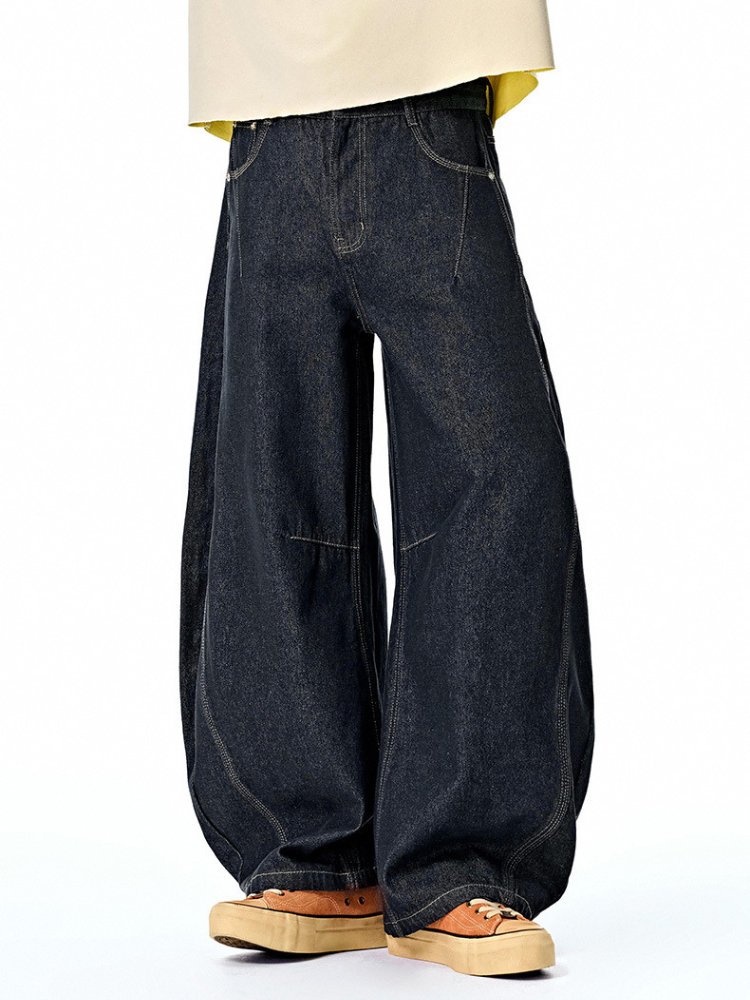 Blue Blood Baggy Jeans Blue Dark