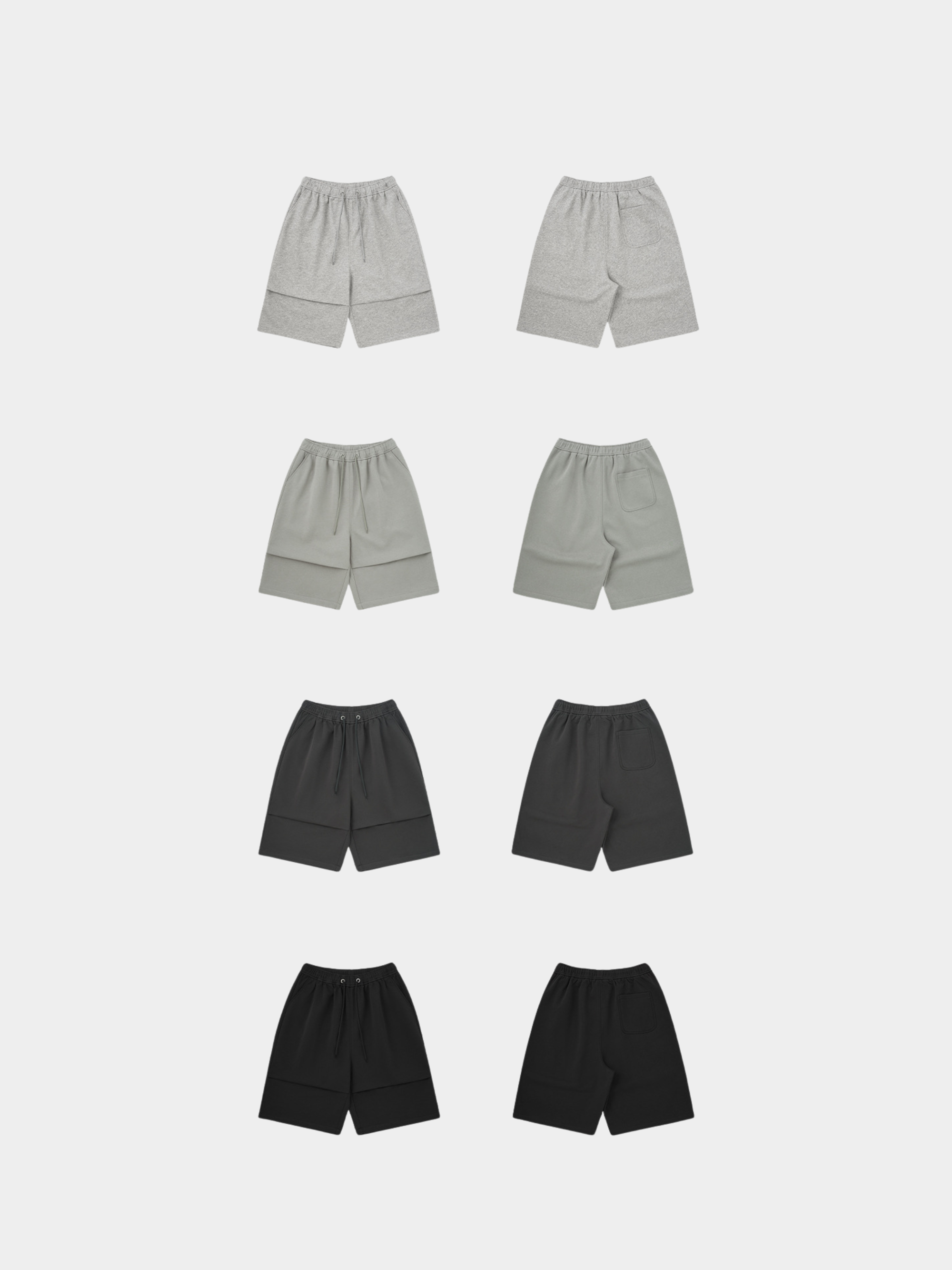 Paper Straight Drop Knee Jorts