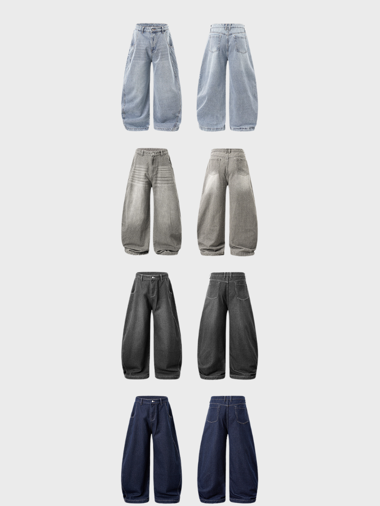 Blue Blood Baggy Jeans Blue