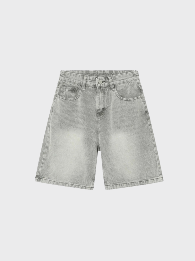Paper Straight Retro Denim Shorts