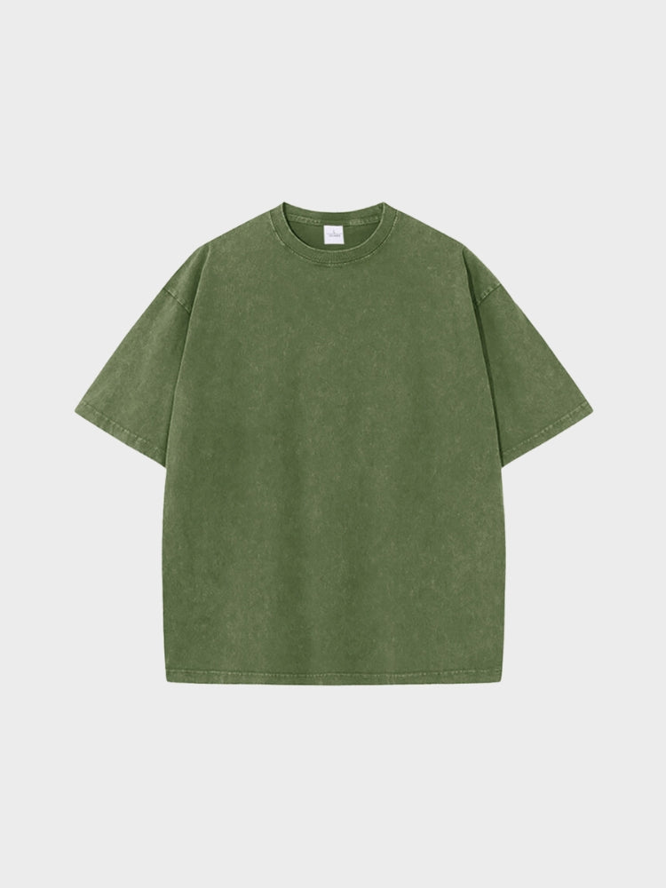Paper Straight Heavy Loose Washed T-Shirt