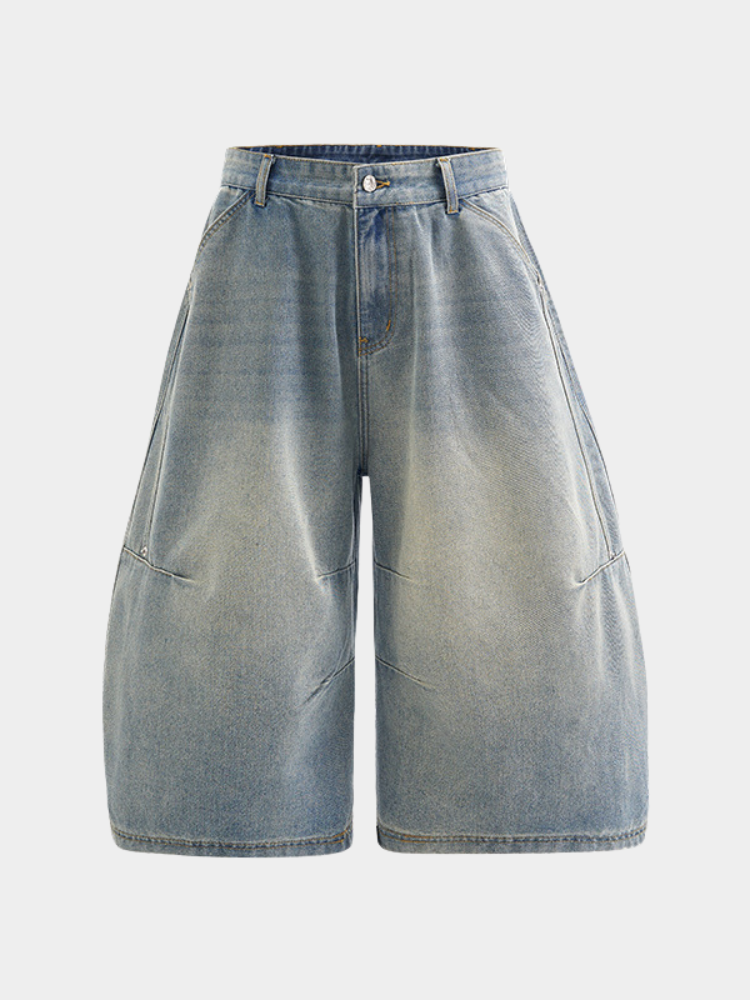 Paper Straight Drop-Length Jorts