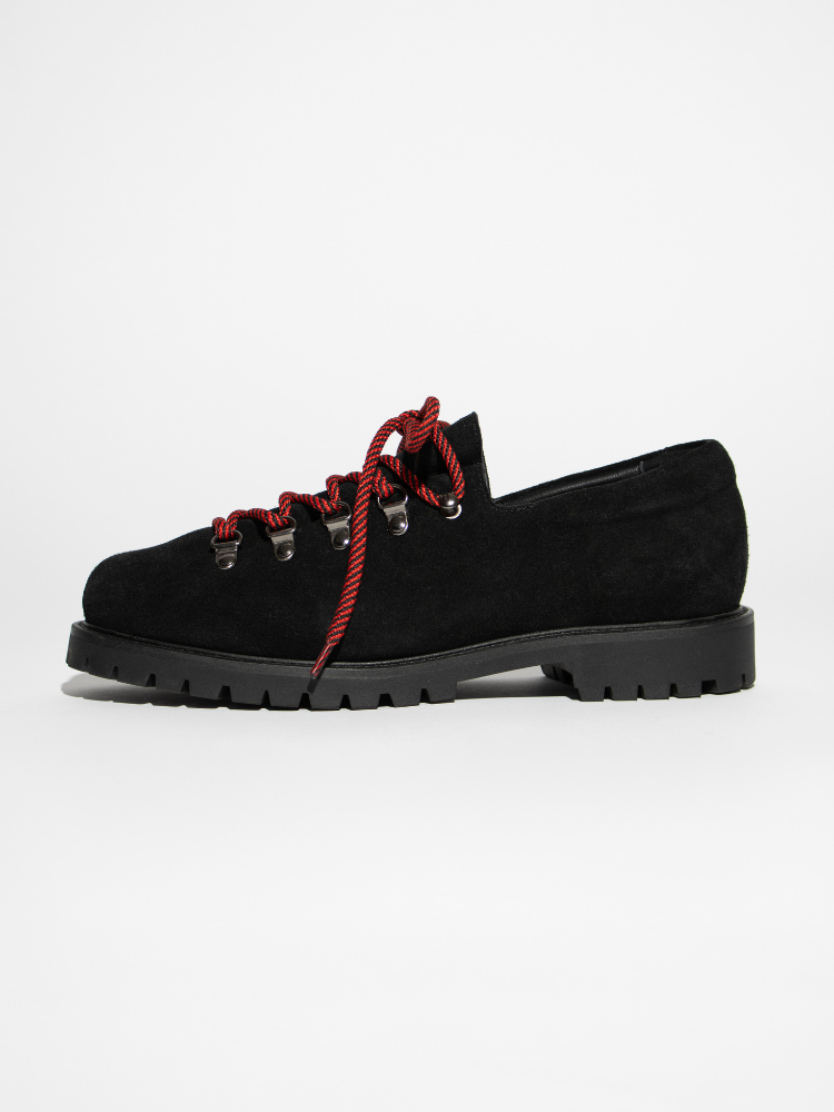 Heritage Derby Noir Suede