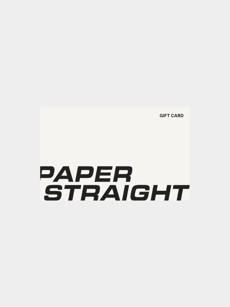 Gerade Geschenkkarte aus Papier