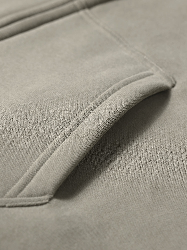 Paper Straight Zipper Hoodie