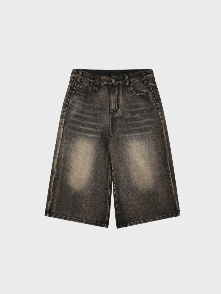 Paperstraight Black Baggy Jorts