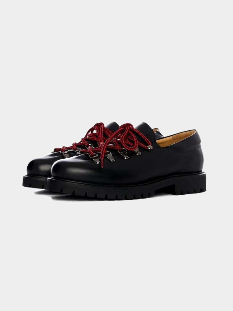 Heritage Derby Leder Schwarz