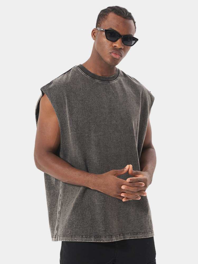 Paper Straight Washed Tank Top