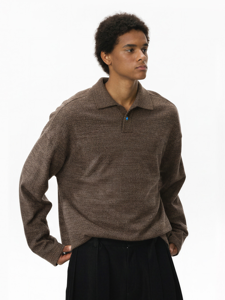 Alpine Rib Knit Brown