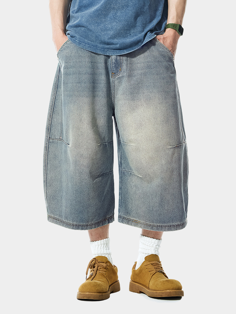 Paper Straight Drop-Length Jorts