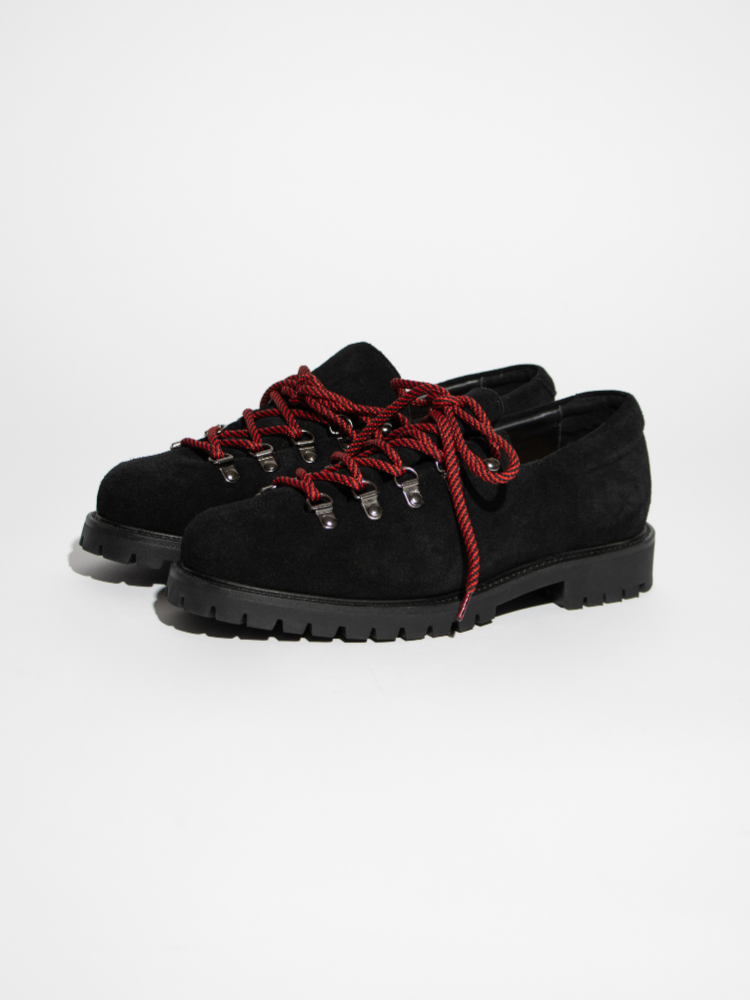 Heritage Derby Noir Suede