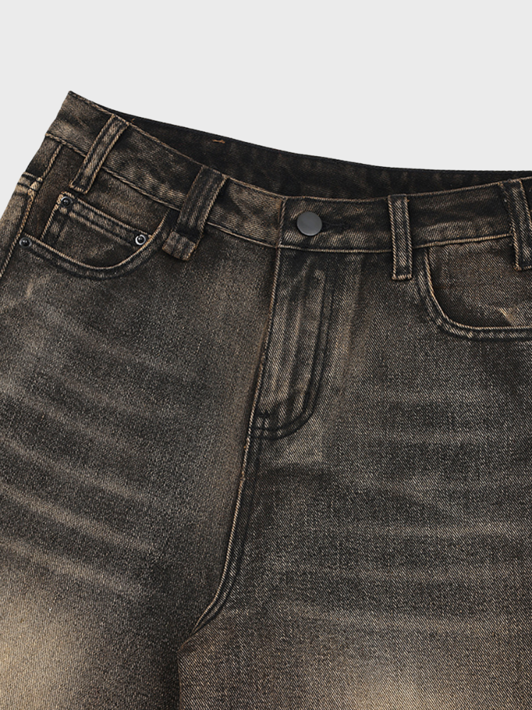 Paperstraight Black Baggy Jorts