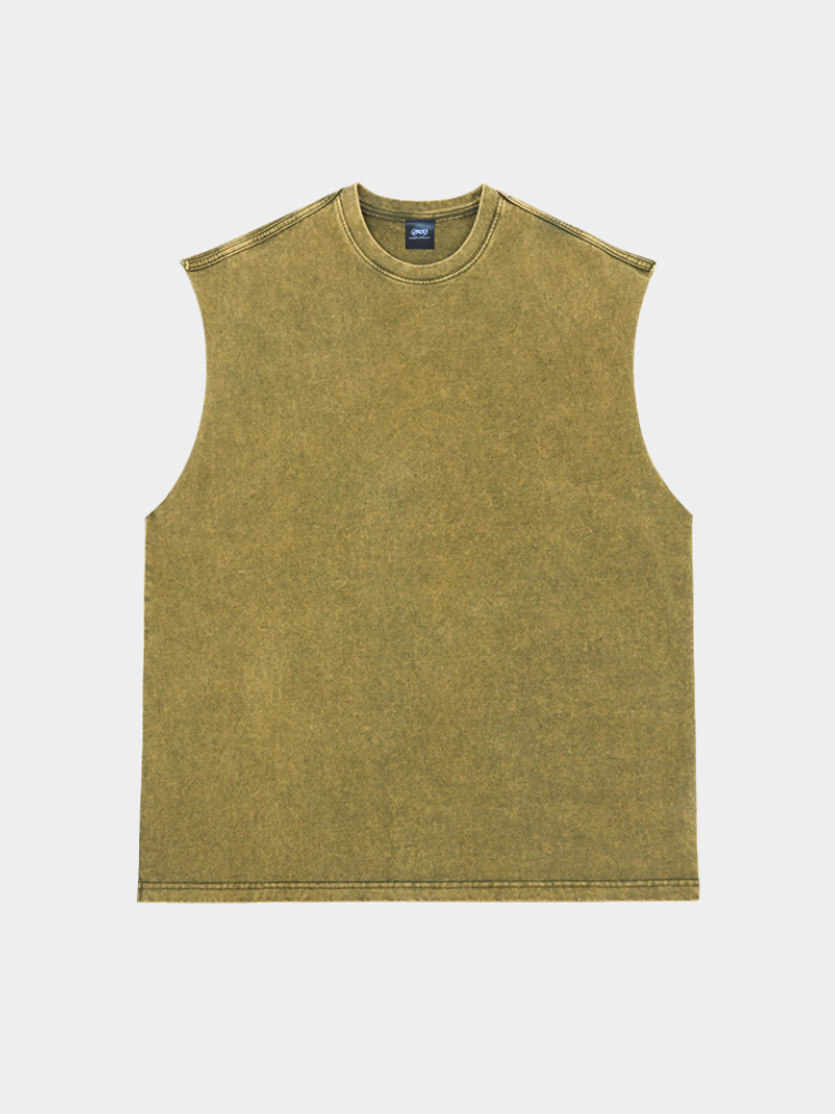 Paper Straight Washed Tank Top