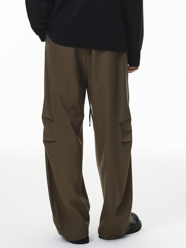 Loom Wide Trouser Brown