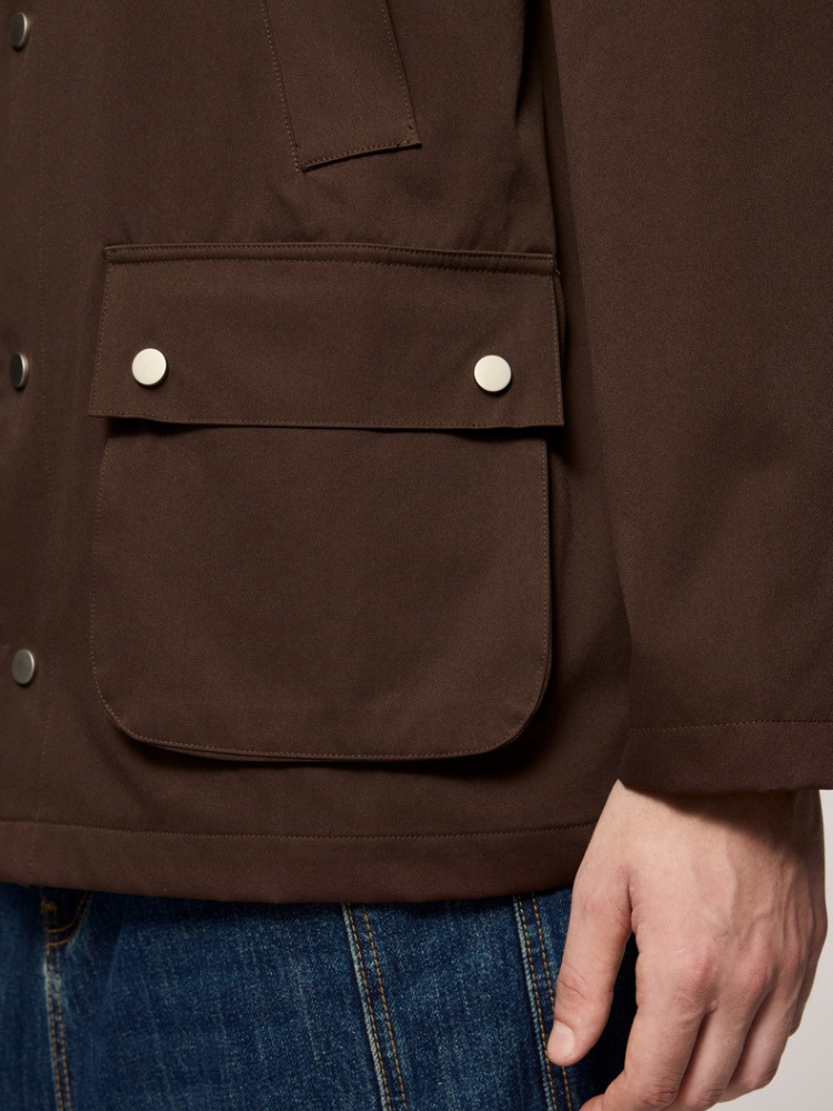 Cord Field Jacket Brown