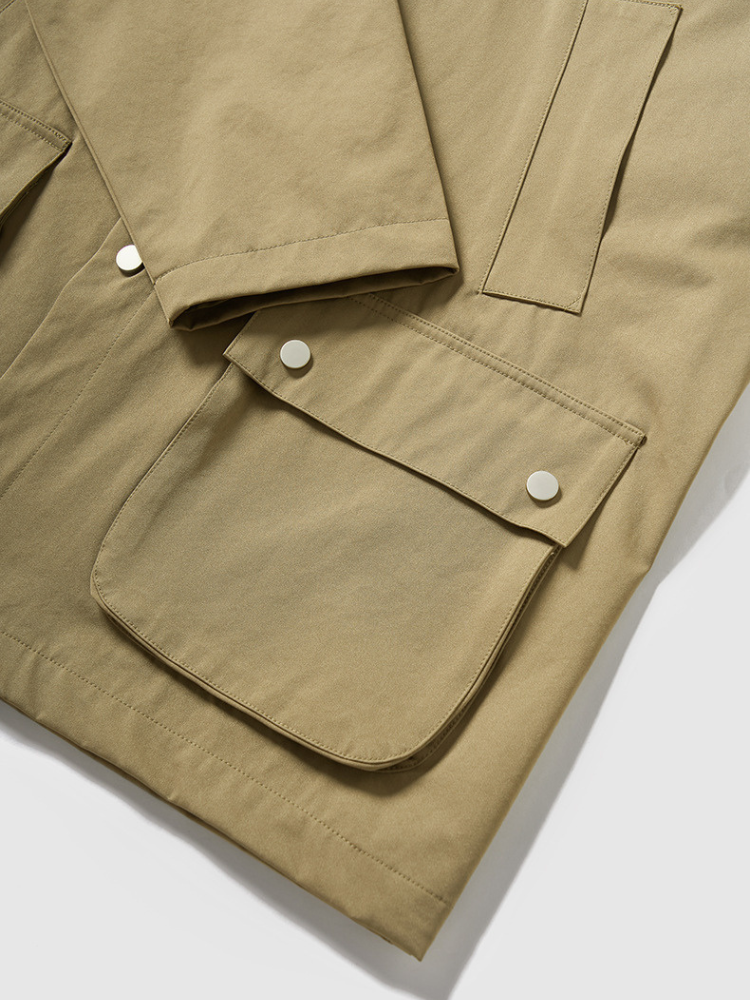 Cord Field Jacket Green