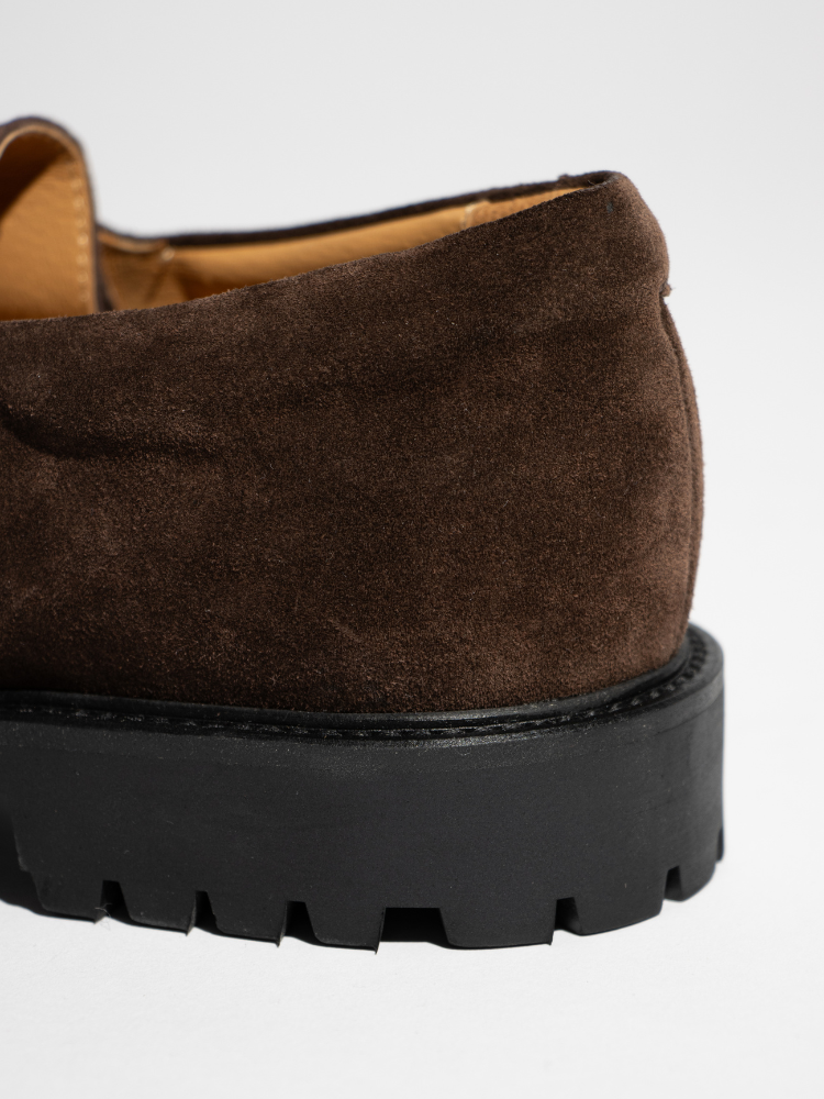 Heritage Derby Brown Suede