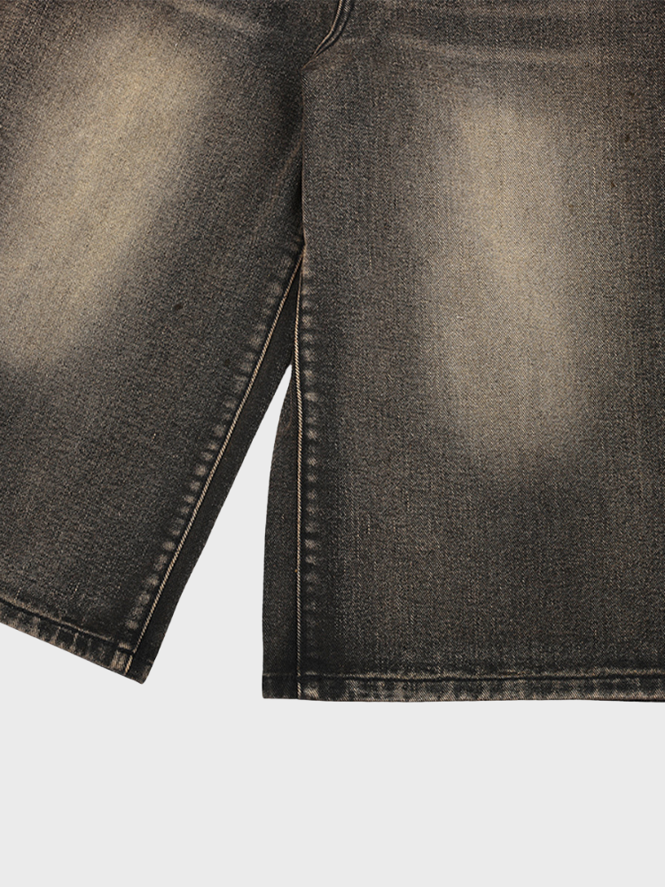 Paperstraight Black Baggy Jorts