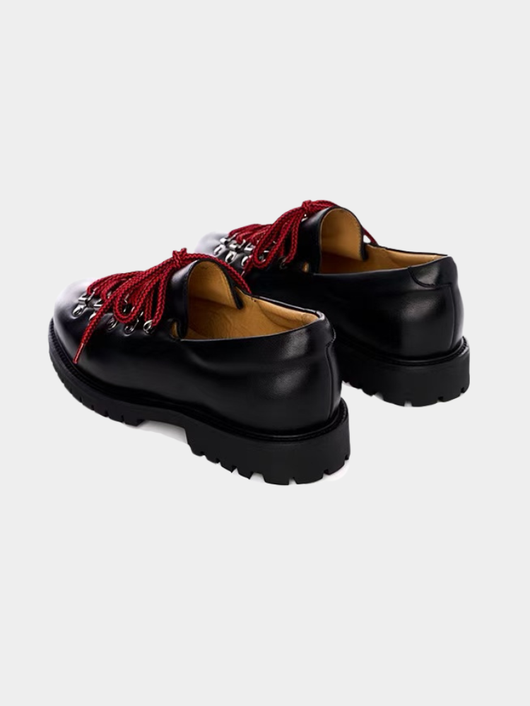 Heritage Derby Leder Schwarz