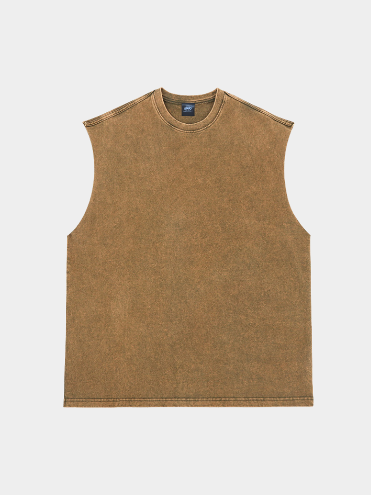 Paper Straight Washed Tank Top