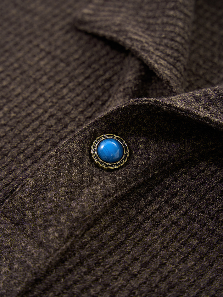 Alpine Rib Knit Brown