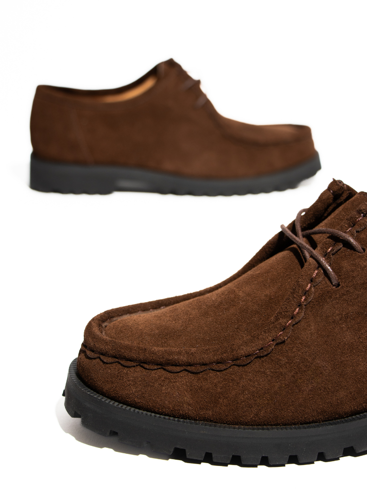 Lug Moc Derby Brown