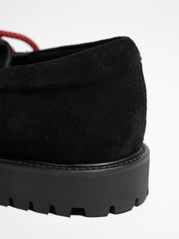 Heritage Derby Noir Suede