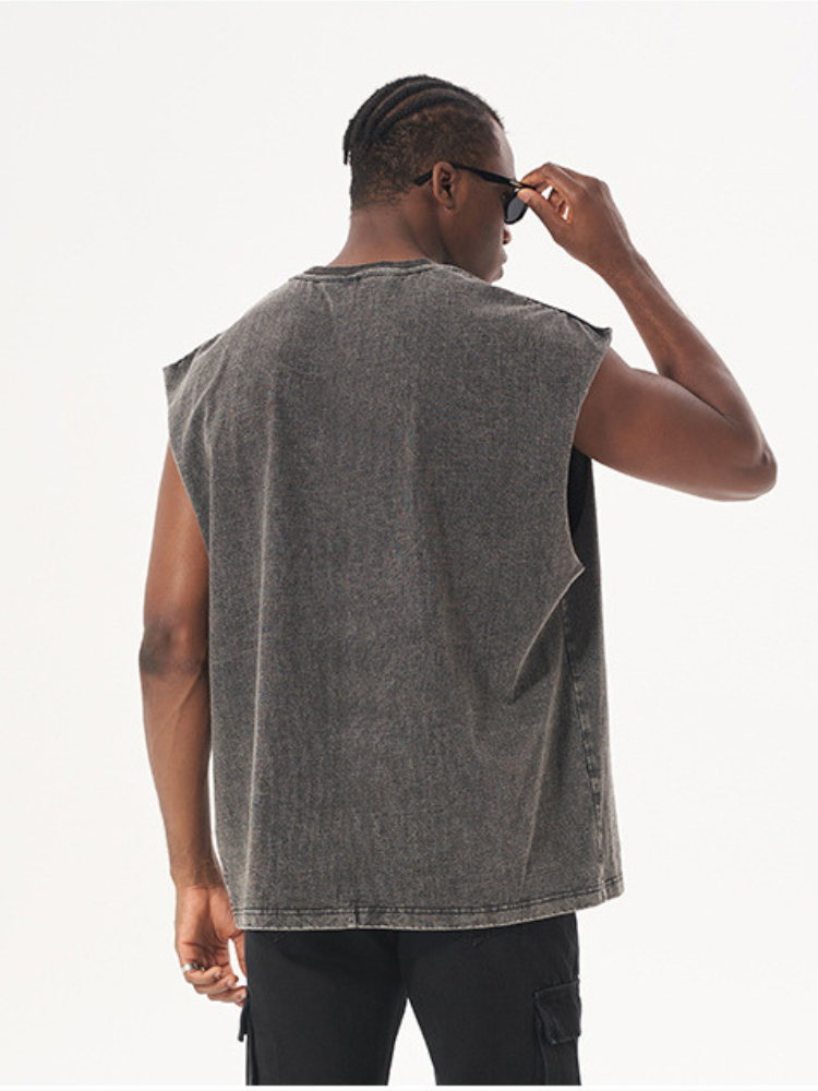 Paper Straight Washed Tank Top