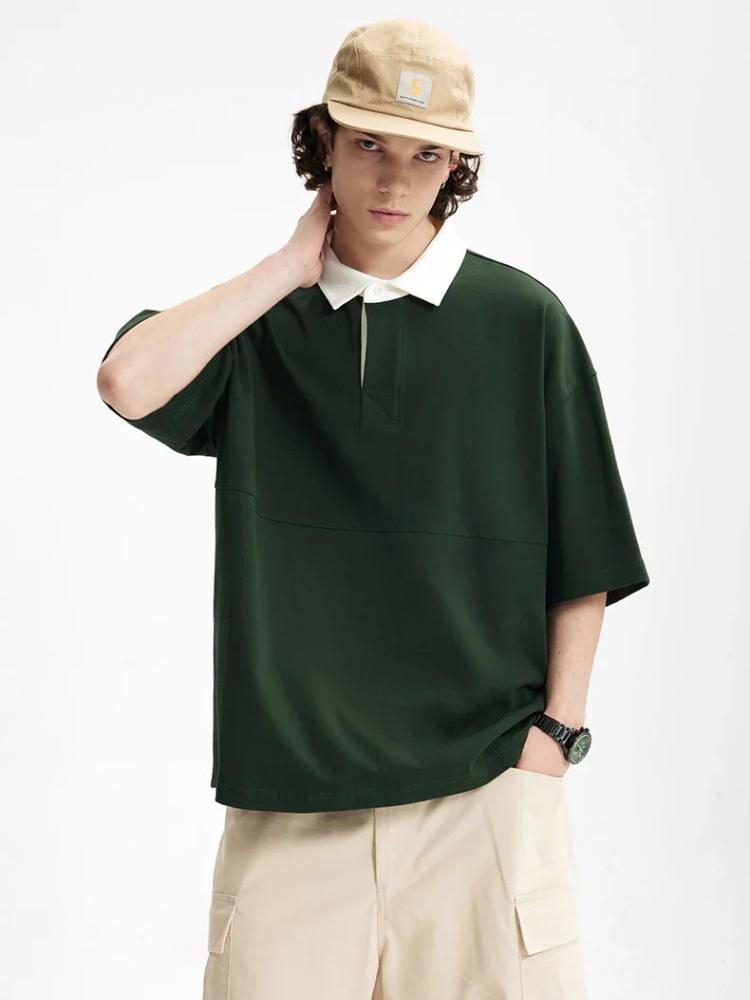 Paperstraight Oversized Polo T-Shirt