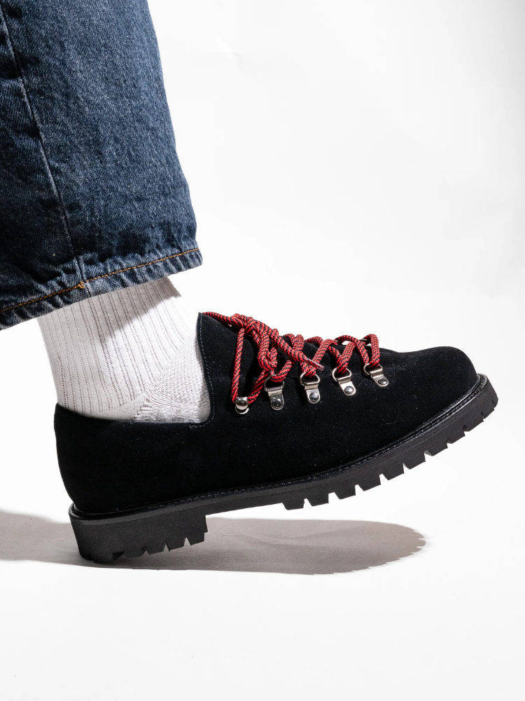 Heritage Derby Noir Suede