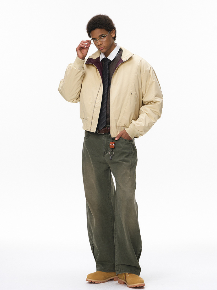 Collar Bomber Jacket