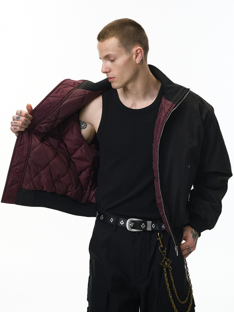 Collar Bomber Jacket