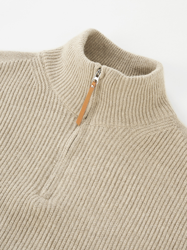 Mock-Neck Sweater