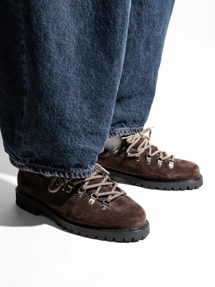 Heritage Derby Brown Suede