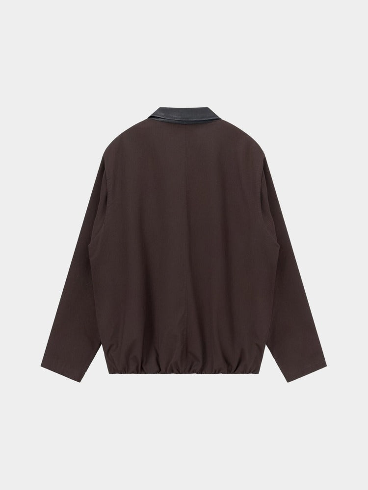 Wharf Jacket in Chocolate, back