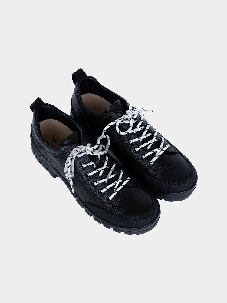 Paper Straight Alpine Hiker Black — pair, angled from above