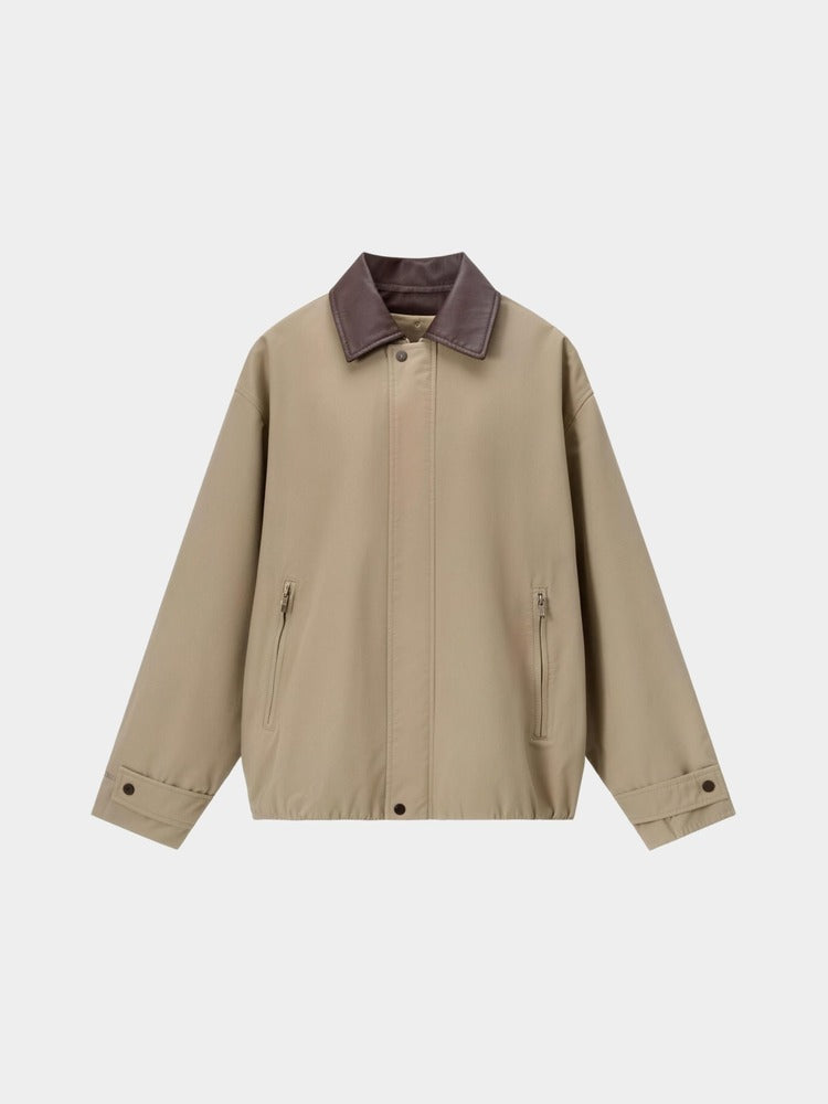 Wharf Jacket in Khaki, front