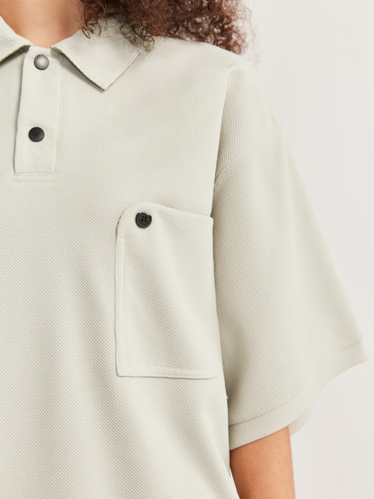 Paper Straight Baggy Polo