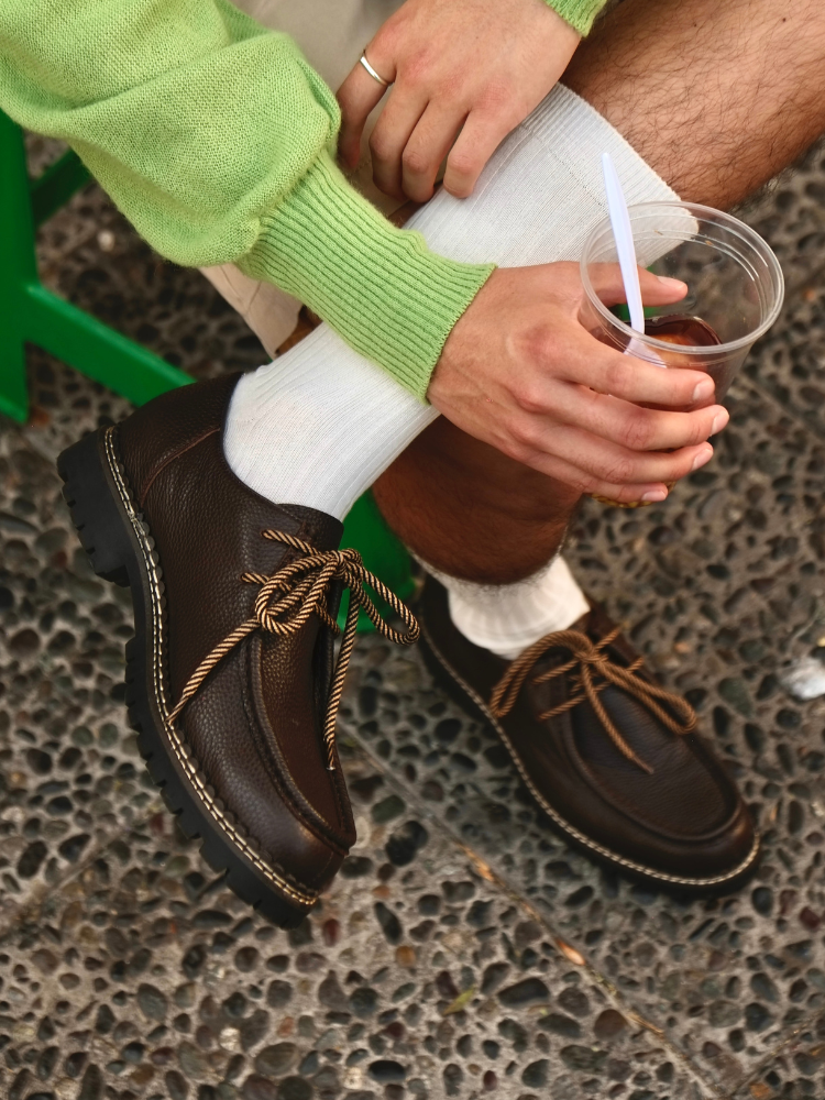 Slate Derby Brown Grain