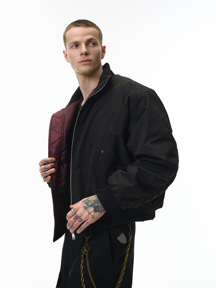 Collar Bomber Jacket