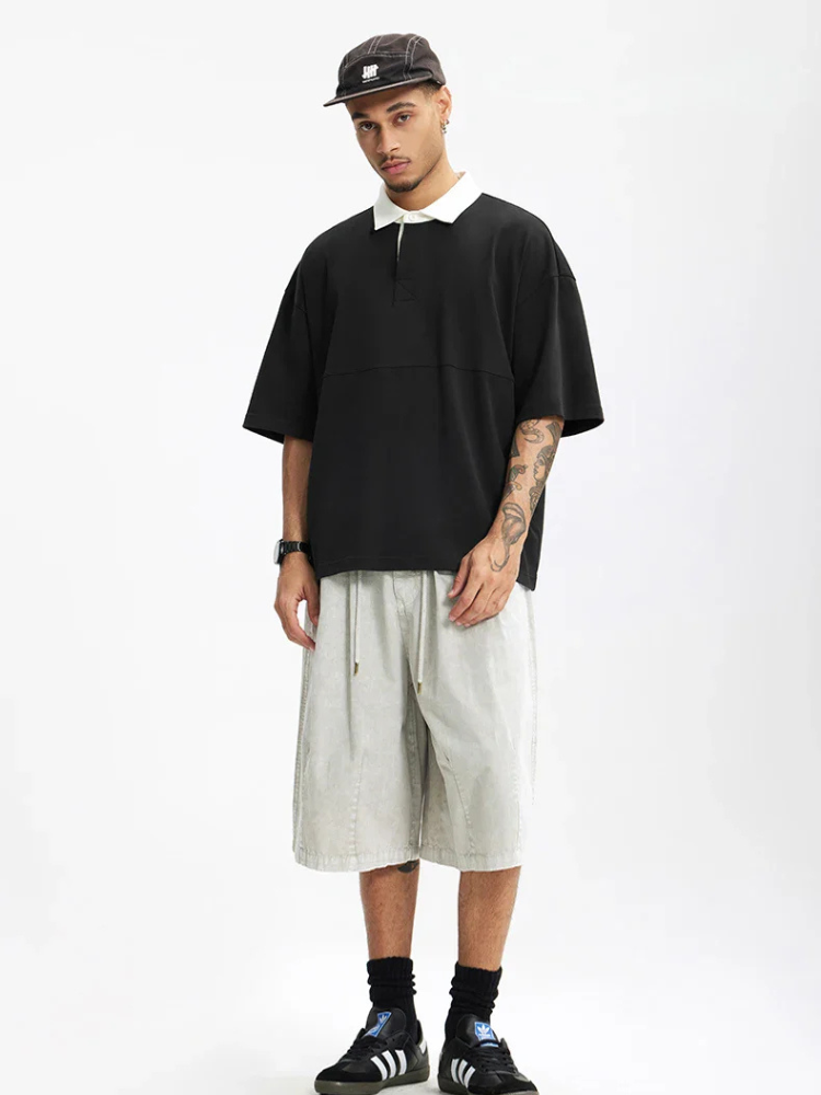 Paperstraight Oversized Polo T-Shirt