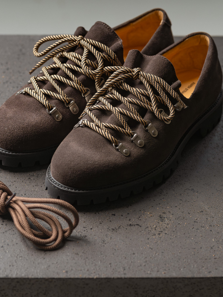 Heritage Derby Brown Suede