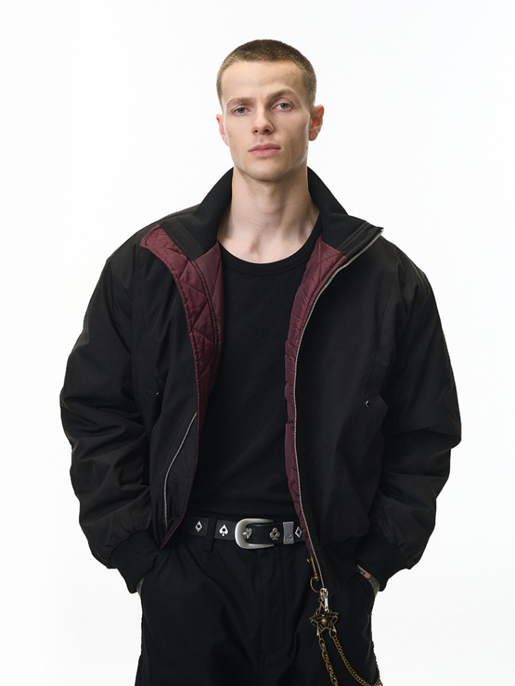 Collar Bomber Jacket