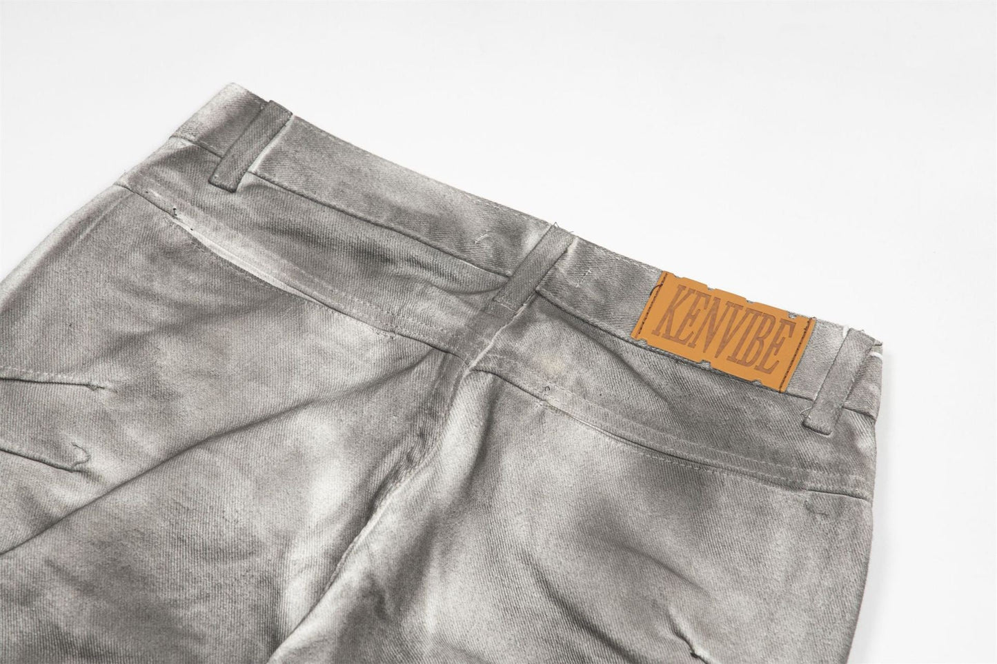 Paper Straight Raw Edge Jeans