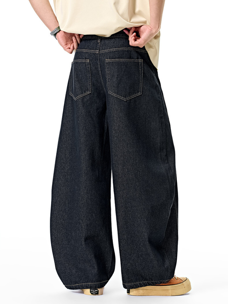 Blue Blood Baggy Jeans Blue Dark