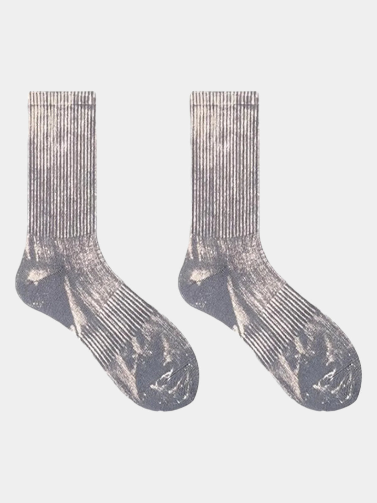 Paper Straight Tie-dyed Socks